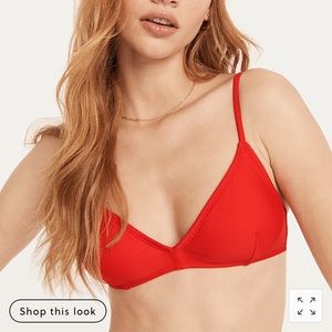 J. Crew French Bikini Top
